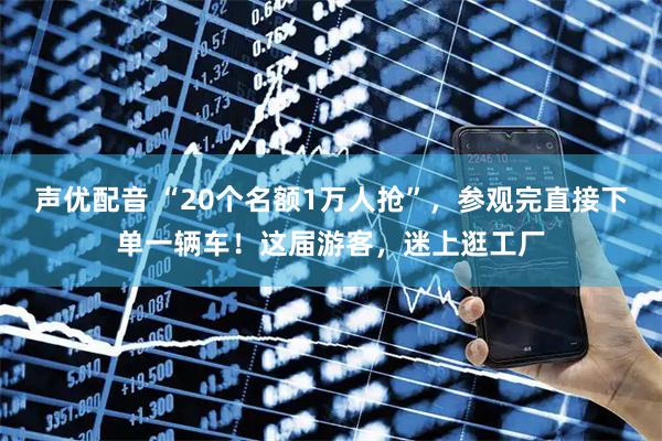 声优配音 “20个名额1万人抢”，参观完直接下单一辆车！这届游客，迷上逛工厂